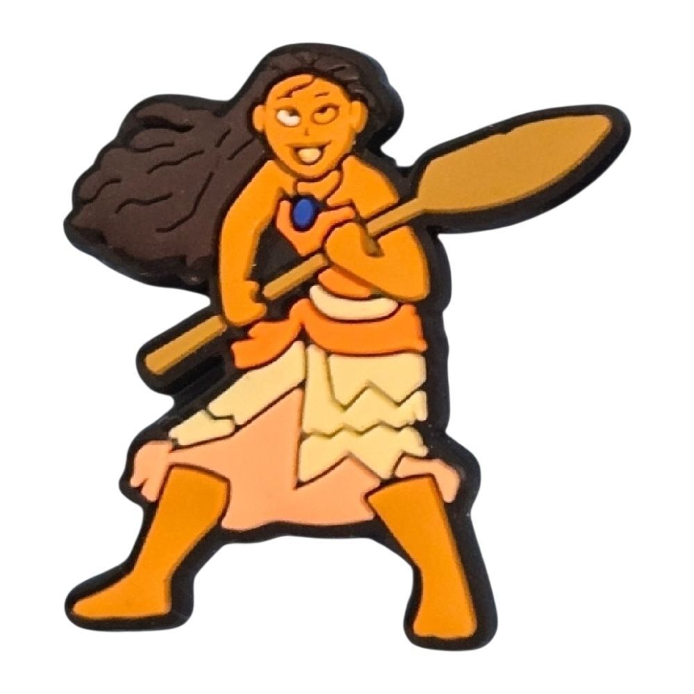Moana Croc Shoe Charms | Cartoon Jibbitz Style Accessories | Fits Crocs Disney